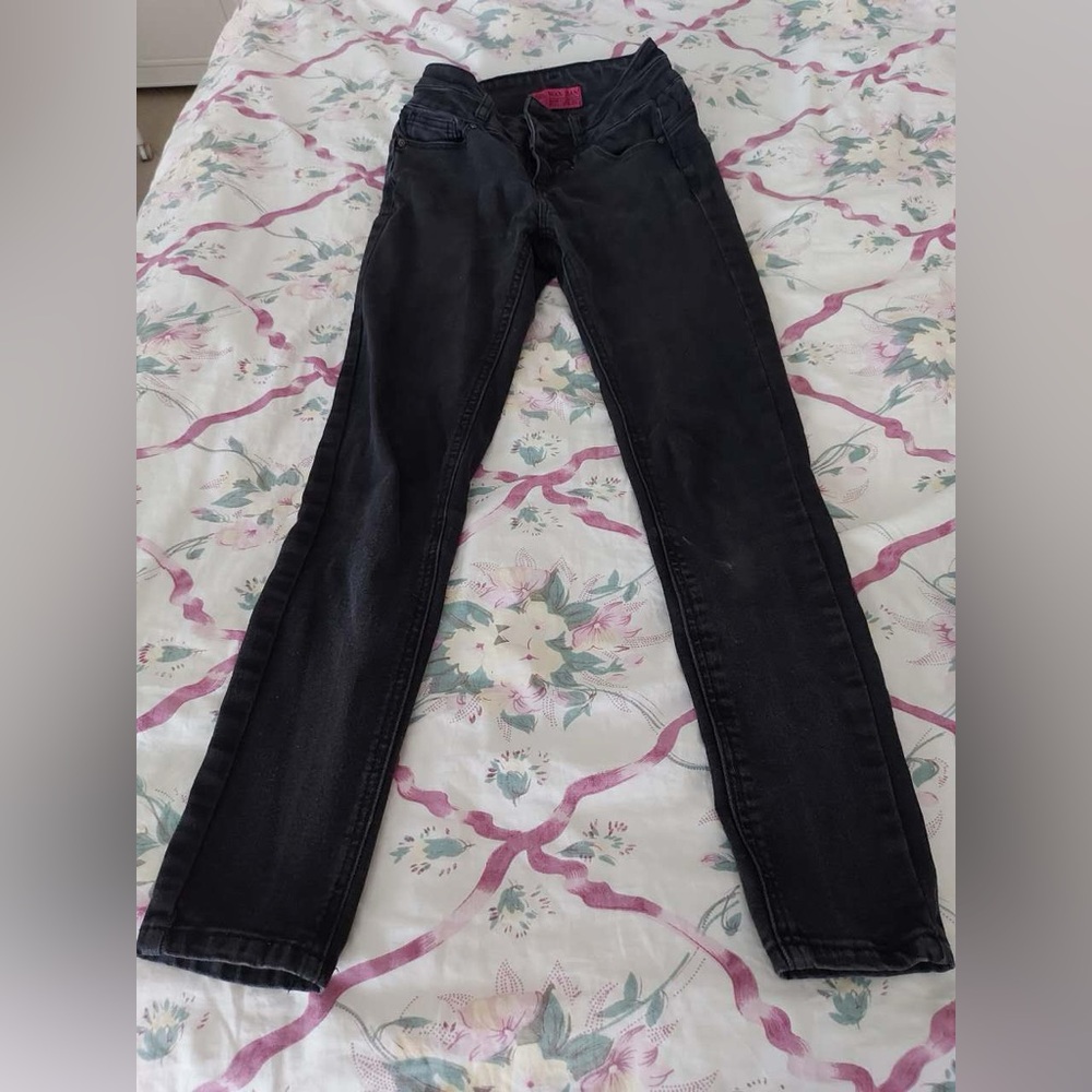 Dark grey skinny jeans